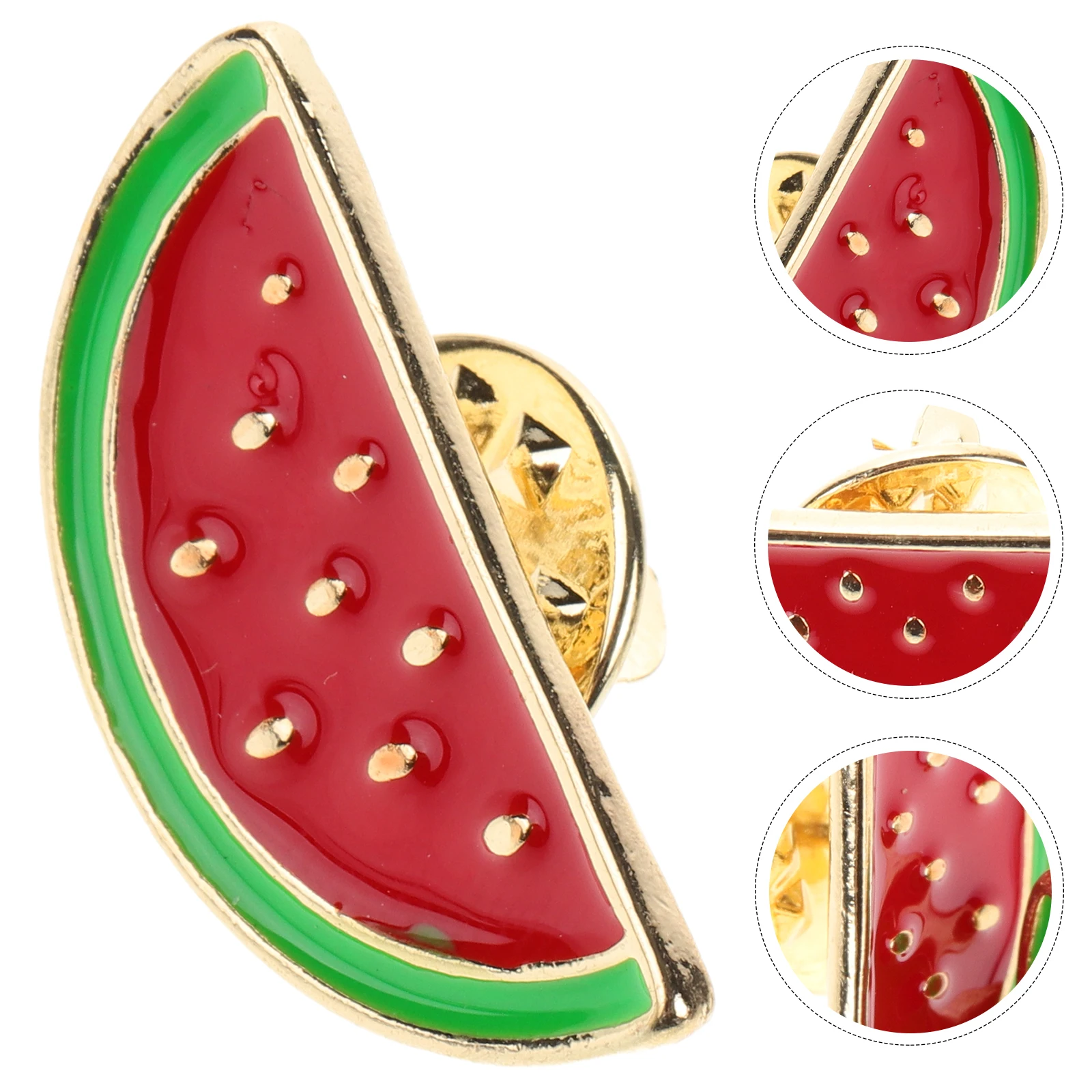 3 pezzi spilla anguria cartone animato donna spilla cappotto sciarpa clip cardigan clip accessori di abbigliamento collare borse spille per abiti