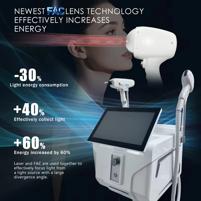 

Лазерный аппарат 2-в-1: диодный лазер 808 нм и пикосекундный лазер для удаления волос, татуировок и пигментации (модель Wiemo)