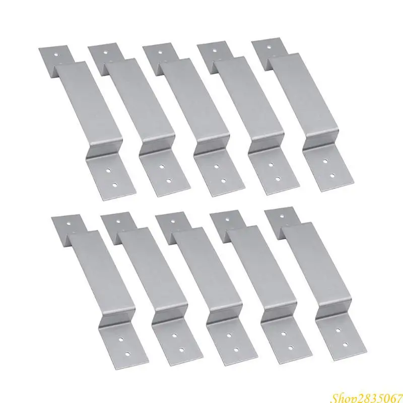 10pcs/set Fence Post Fixing Yard Fence Safety Supports for Outdoor Stability 831F