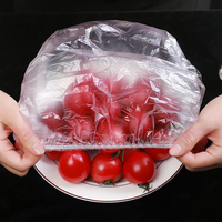 100pcs Reusable Food Wrap Storage Covers Bags for Bowl Elastic Plate Silicone Lid Cover Kitchen Fruit Plastic Fresh-keeping Seal