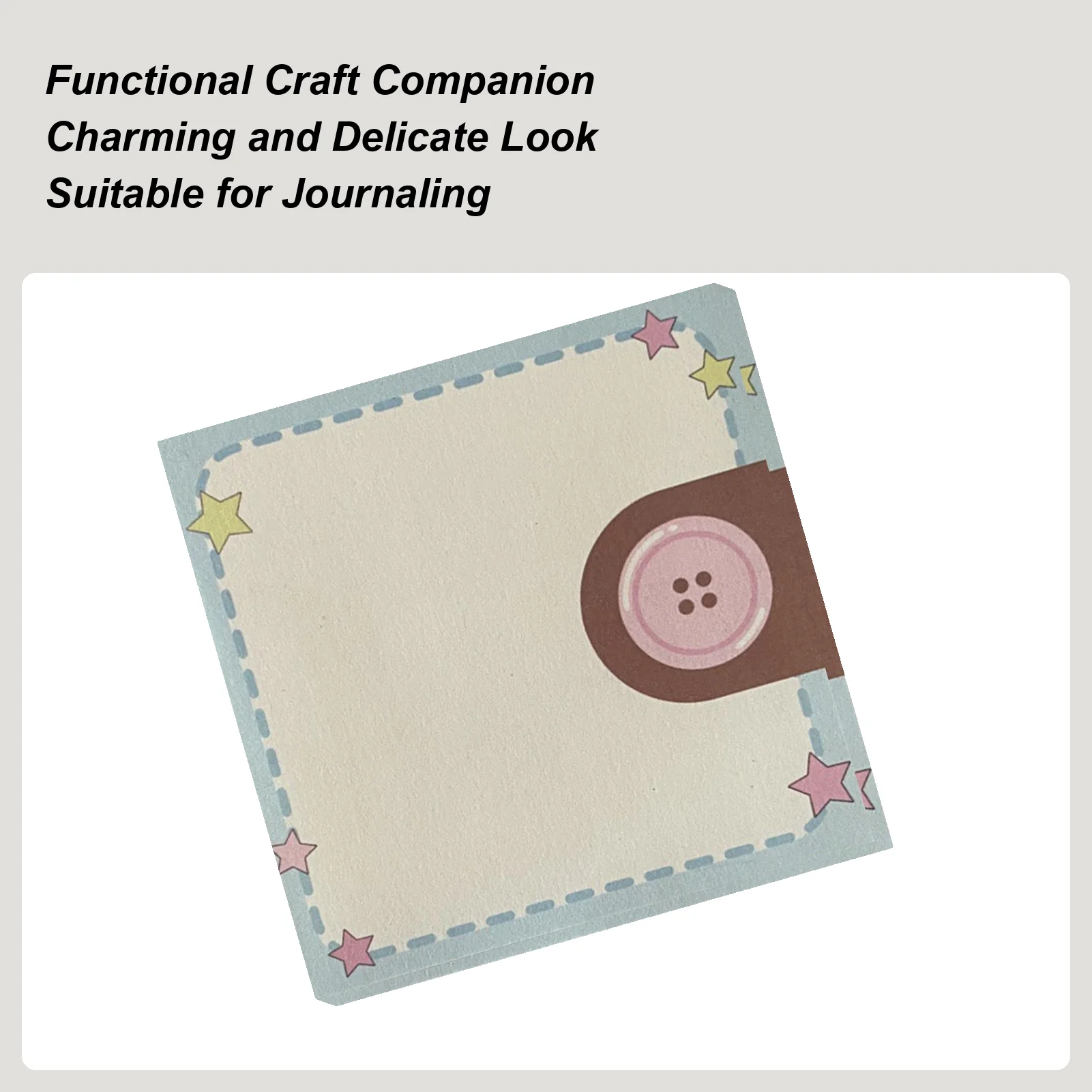 Note Pad 50 Sheets Memo Pad For Writing No-Adhesive Stationery Handcraft Projects Solution For Students Teachers Workers Boys