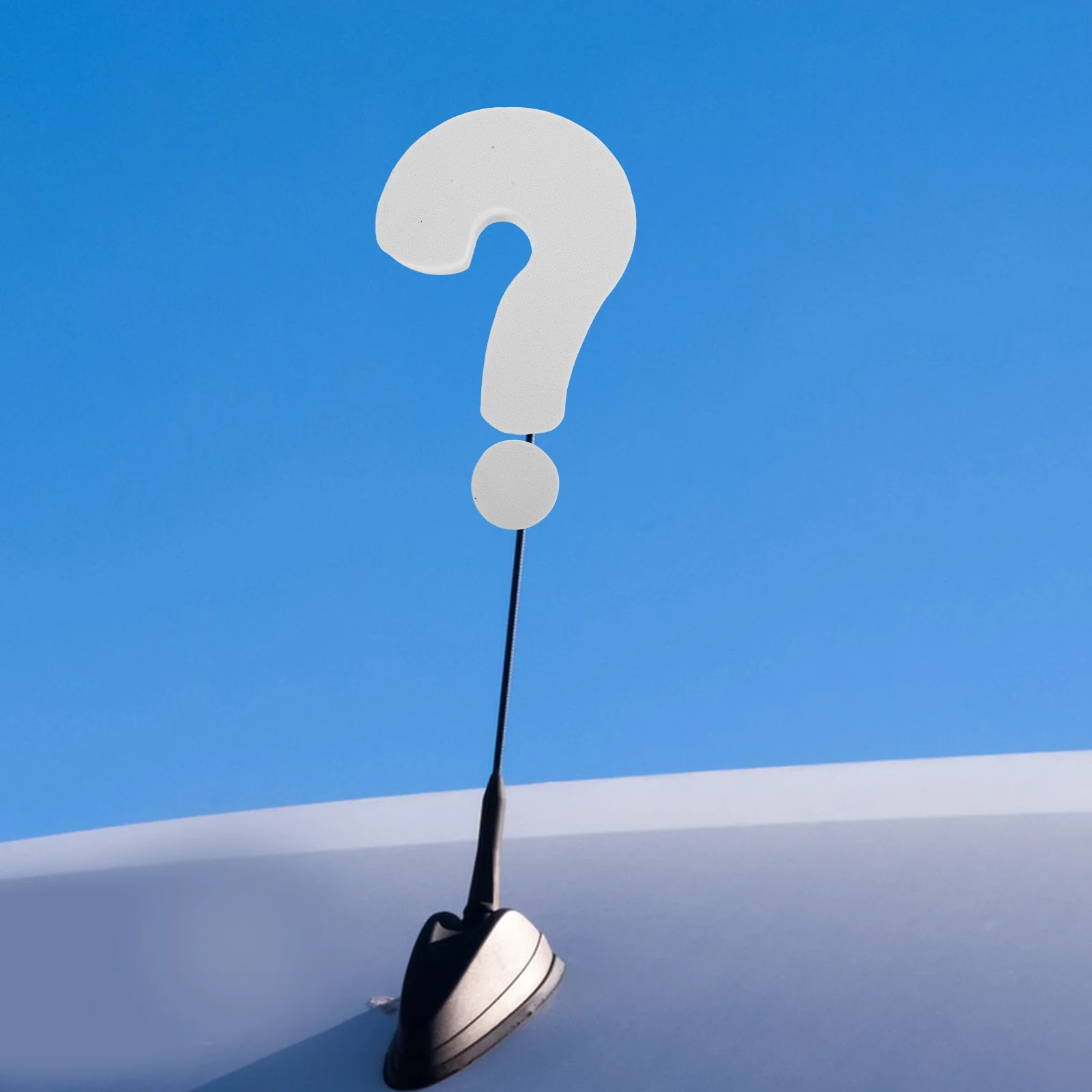 

2Pcs Car Roof Antenna Decoration Cute Symbol Auto Exterior Accessories Weather Resistant Funny Driving Experience for Suvs