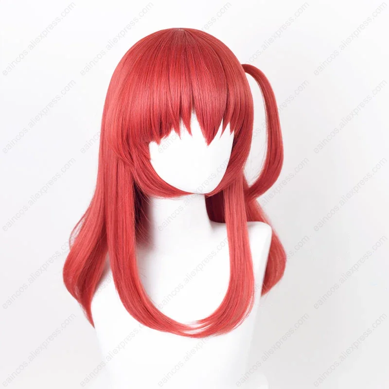 Anime Kita Ikuyo Cosplay Wig 50cm Red Short Hair Heat Resistant Synthetic Wig