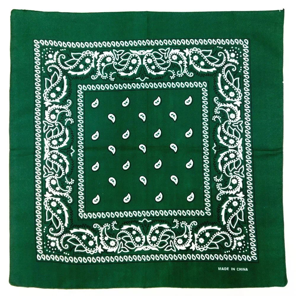 55cm * 55cm Outdoor-Sport Bandana Schal Gesichts maske Reiten Camping Radfahren Kopftuch Rohr Armband Paisley Stirnband Frauen Männer – Detail 12