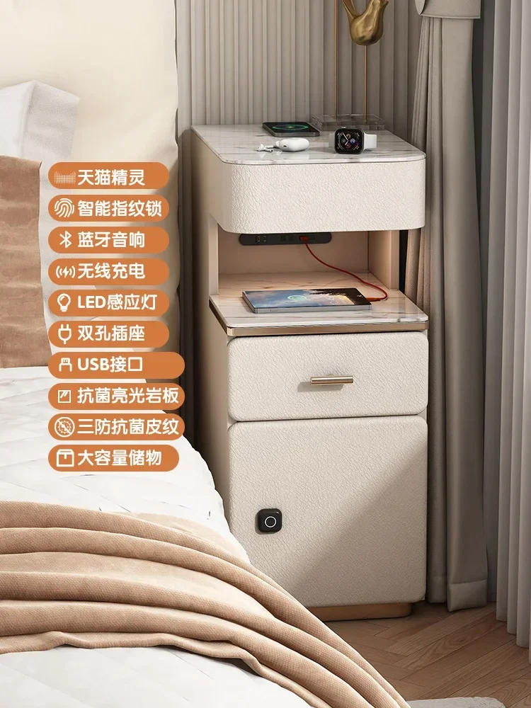 Smart Safe Box with Password Lock Wireless Charging Bluetooth Audio Voice All-in-One Cabinet