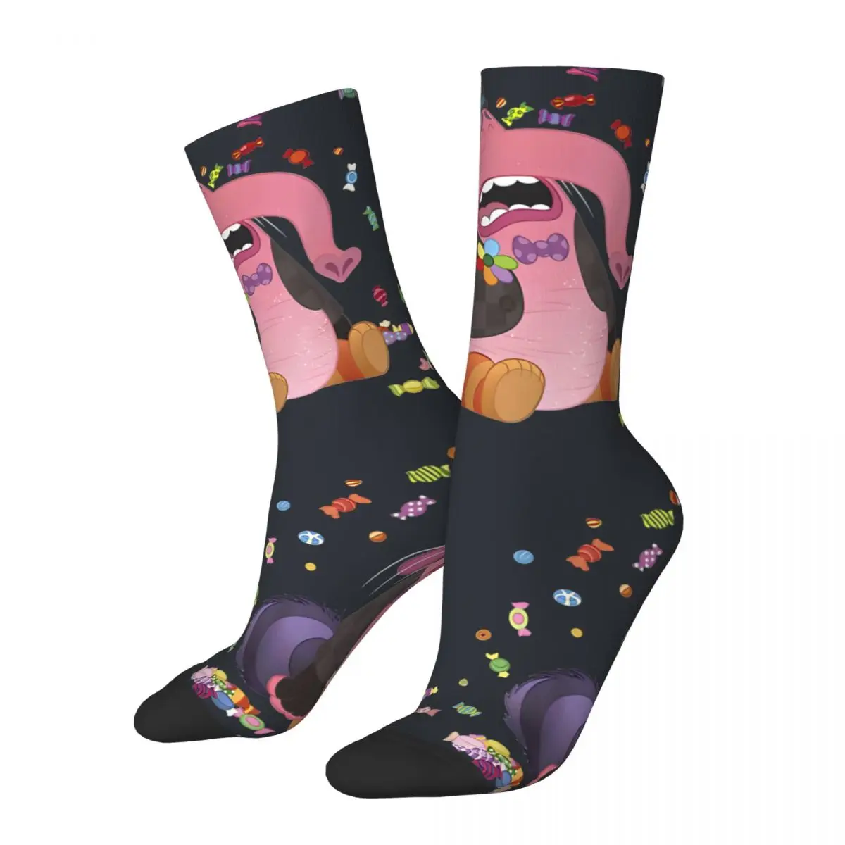 Funny Crying Candy Men's Socks Retro Harajuku Bing Bong I-Inside Out Hip Hop Novelty Pattern Crew Crazy Sock Gift Printed fugees