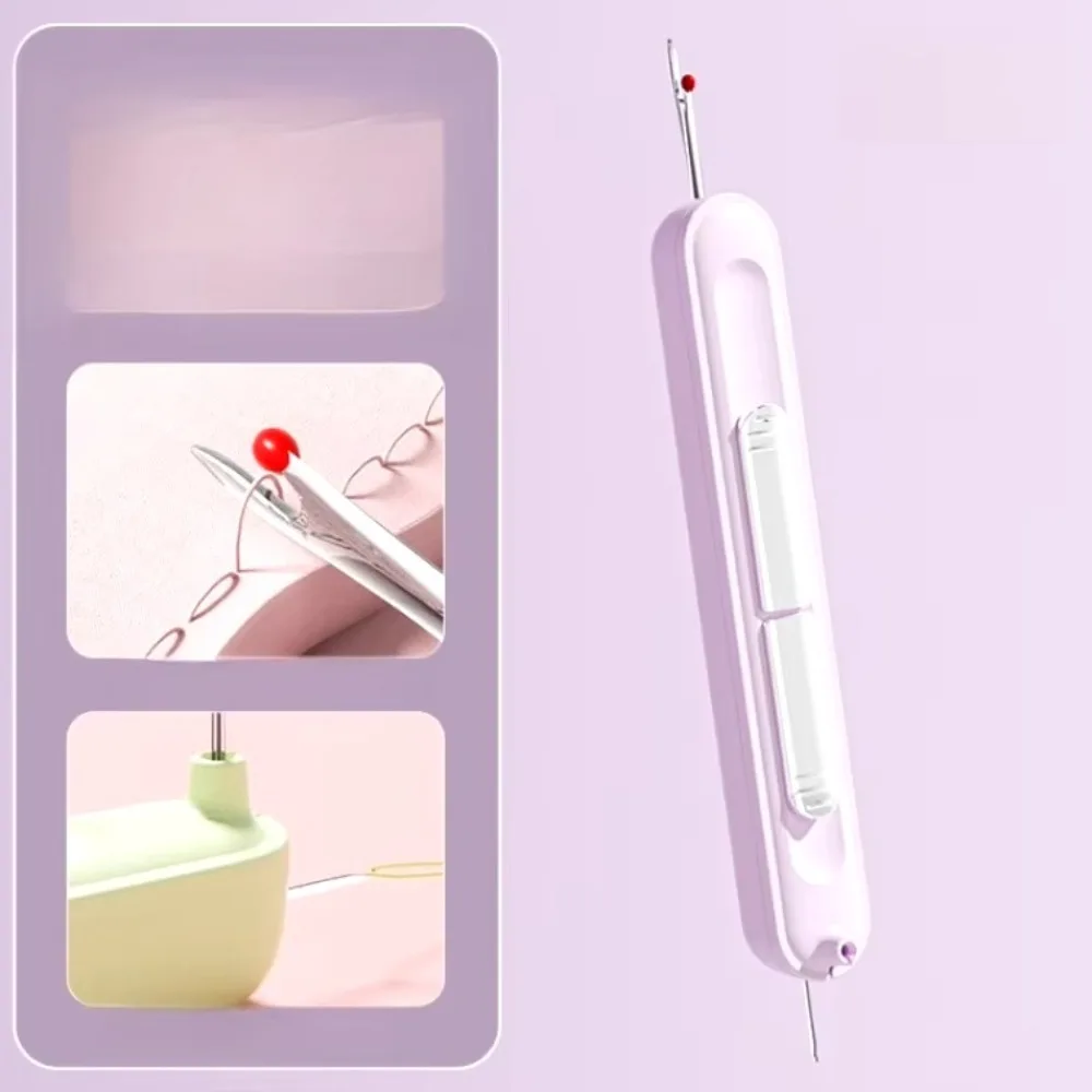 

Needlework Threading Needle Threader Double Head DIY Sewing Accessories Picking Thread Remover 2in1 Embroidery Cross Stitch