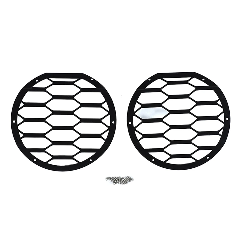 Front Headlight Cover Protect Hoods Lampshade Grille For Suzuki Jimny 2019 2020 2021 Accessories ,Black