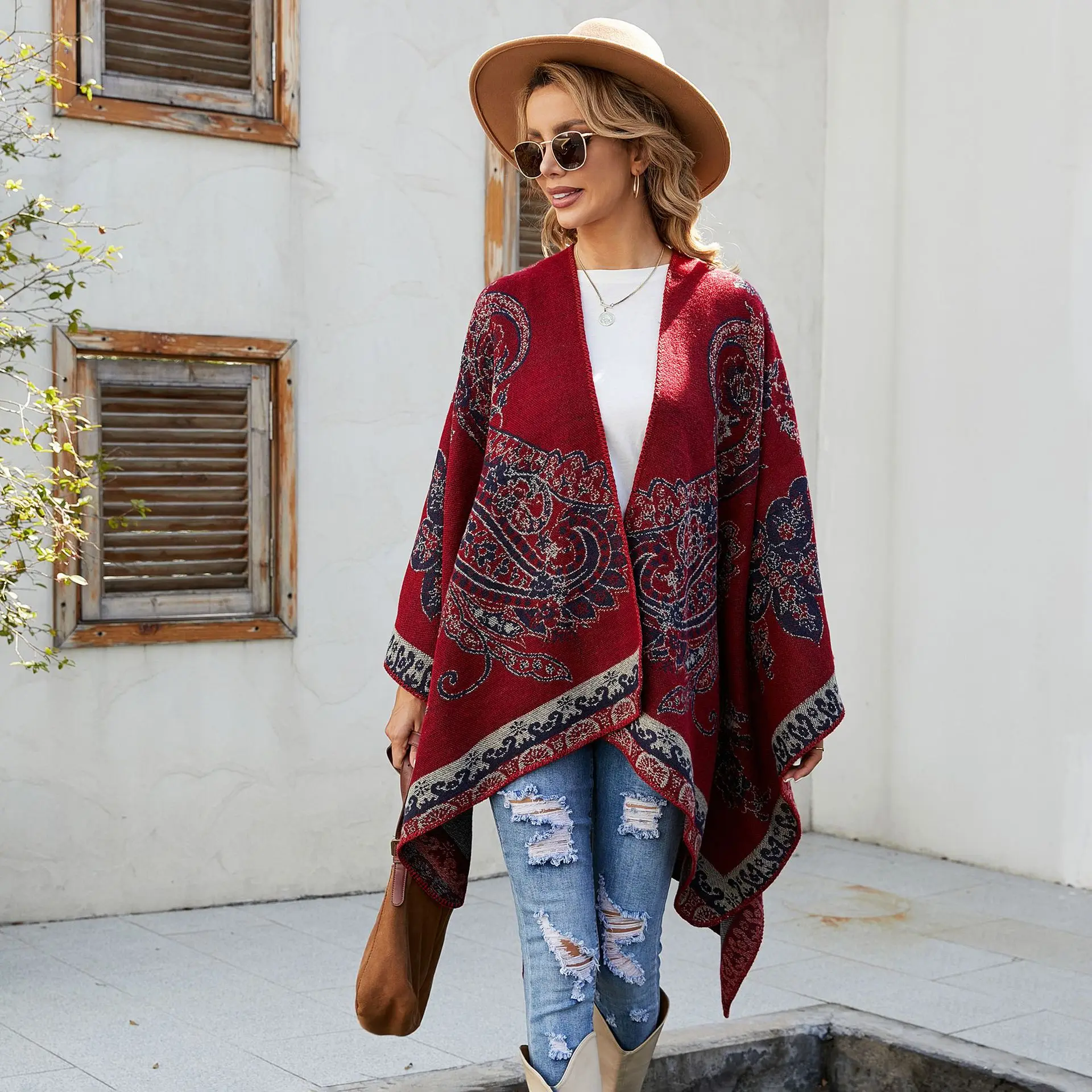 Autumn and winter new European and n plaid printing elegant celebrity winter travel fashion warm shawl