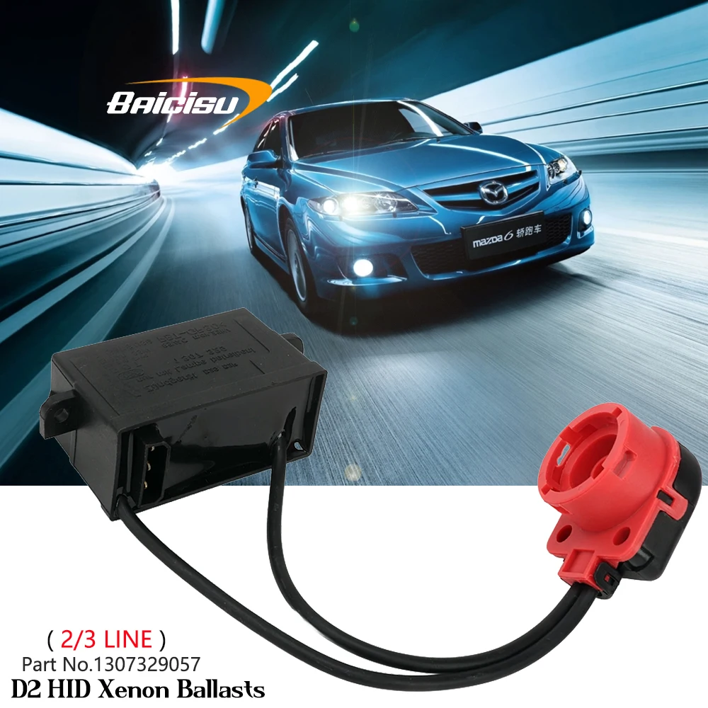 

Xenon Headlight Igniter 2/3 PIN D2S D2R Xenon Bulb Ignitor 1307329059 Headlight Ballast Igniter for C‑Class S‑Class SL‑Class