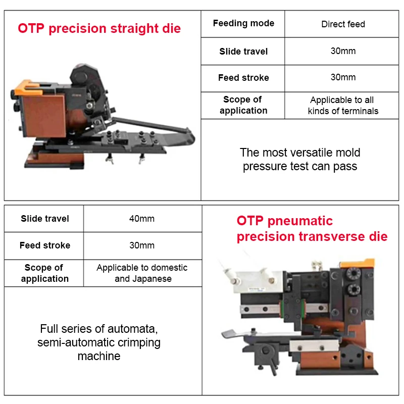 High-precision European Terminal Machine Mold OTP Universal Mold Automatic Terminal Machine Horizontal Delivery Mold