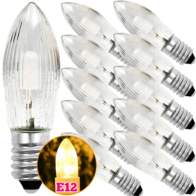 الدافئة الأبيض E10 مدبب الشموع مصابيح كهربائية LED استبدال لمبات للأضواء شمعة قوس الحمام المطبخ مصابيح المنزل لمبة ديكور #1