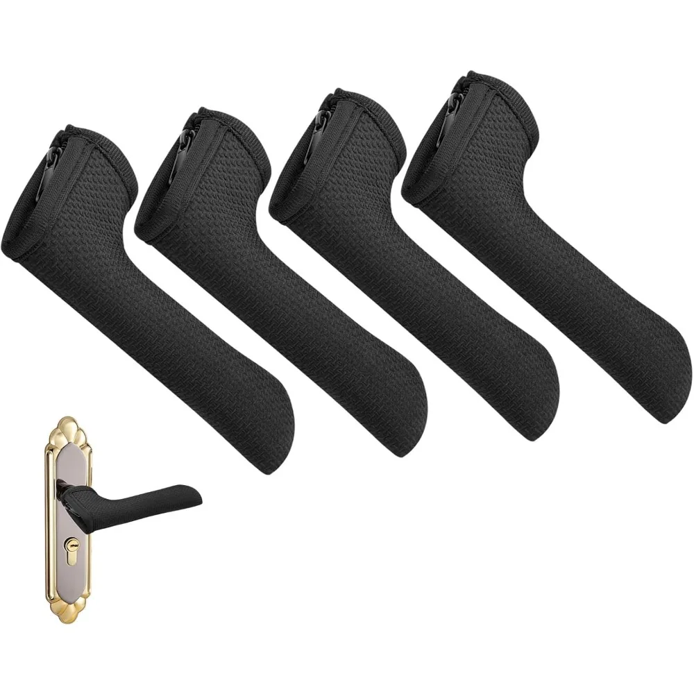 

Door Handle Covers for Summer Heat Protection and Winter Freeze Prevention Made of 2mm Neoprene Set of 4