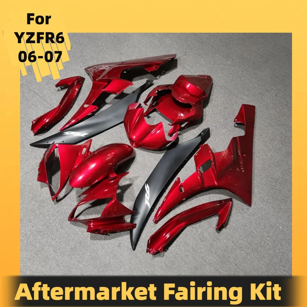 

ABS Prime Fairing Kit for YAMAHA R6 06 07 Fairings R6 2006 2007 Aftermarket Motorcycle Mold Free Custom