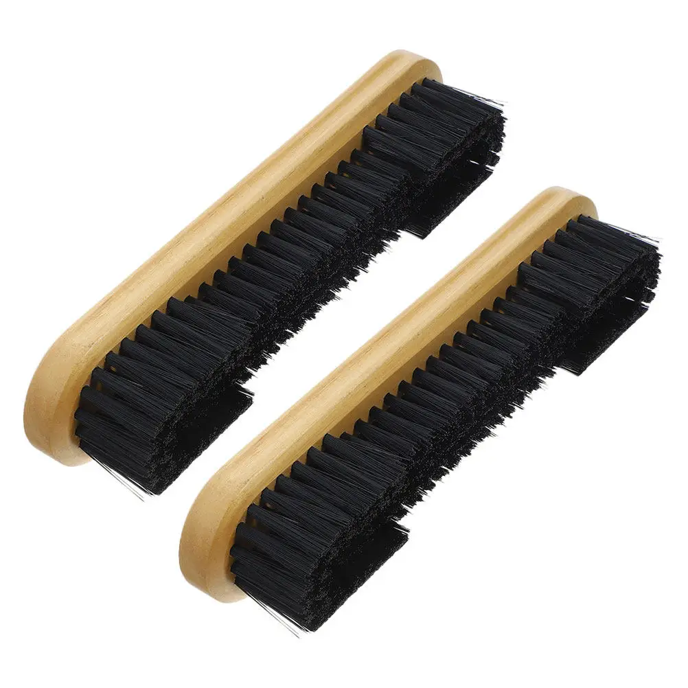 

2Pcs Pool Table Brush Set Professional Billiard Cleaning Brush for Felt Deep Clean No Scratch Gentle Bristles Wooden Handle