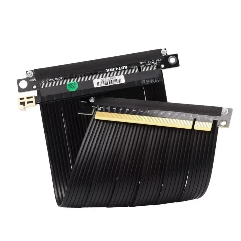 

Small ADT Graphics Card Extension Cable PCIE4.0x16 Dual Reverse Full Speed Stable Compatible With ITX