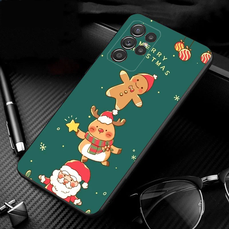 

Cartoon Cute Christmas Aesthetic Phone Case For Samsung Galaxy S25 S24 S23 S22 Ultra S24 S23 S22 S21 Plus S25 Edge S24 S20 FE