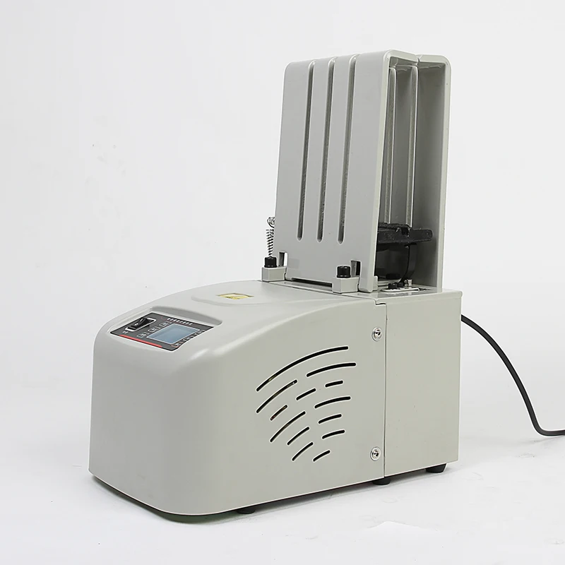 Máquina semiautomática de vendajes de billetes de banco, alta eficiencia, precio de fábrica, carpeta de moneda segura para manipulación de efectivo