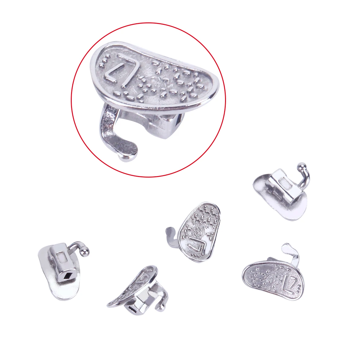 20 Sets/Box AZDENT Dental Orthodontische Bukkalröhrchen MIM Monoblock 1./2. Molar Zähne Klebbar Nicht Konvertierbar Roth/MBT 0.022/0.018 – Detail 5