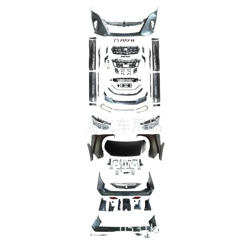 It is suitable for car modification, and the special middle net is surrounded by a body kit.