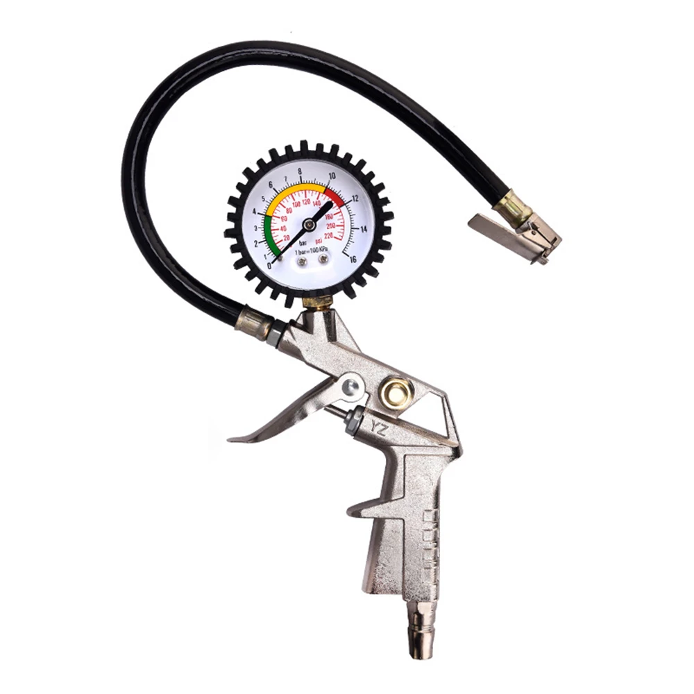 

​Auto Tire Pressure Gauge Pressure Gun Type Air Inflator Pump Tire Repair Tool