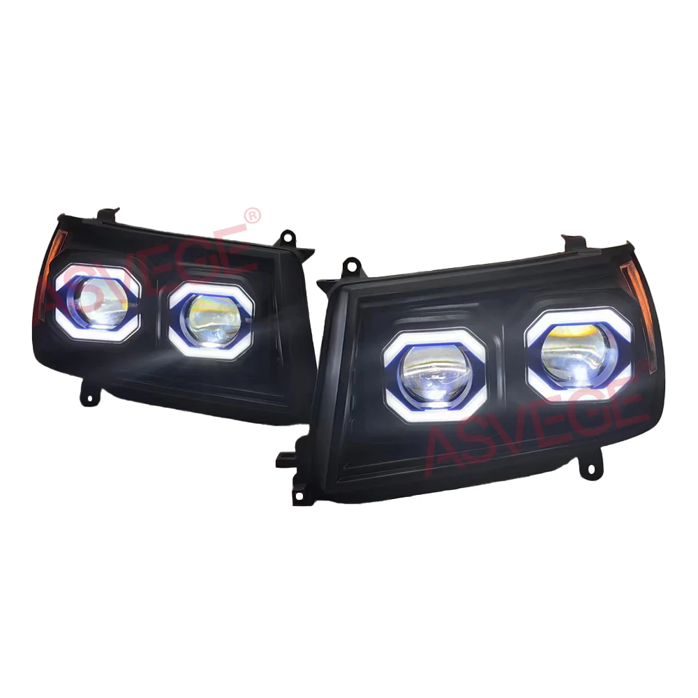 New Arrives Upgrade Full LED Front Headlamp Car Headlight for Toyota Land Cruiser 100 1998-2004 front light