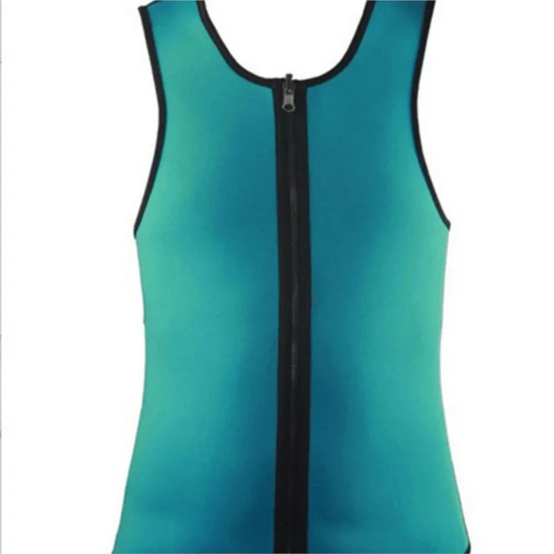 Men Zippered Sports Vest Speed Wicking Abdomen Corsets Neoprene Corset Slimming Belt Belly Body Shaper Weight Loss