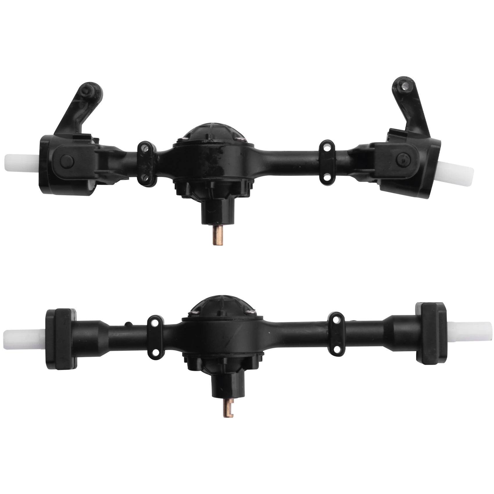 

BAAA-2Pcs Metal Gear Front & Rear Axle Bridge Replacement for WPL B1 B14 B24 C14 C24 C34 C44 1/16 RC Car Spare Parts