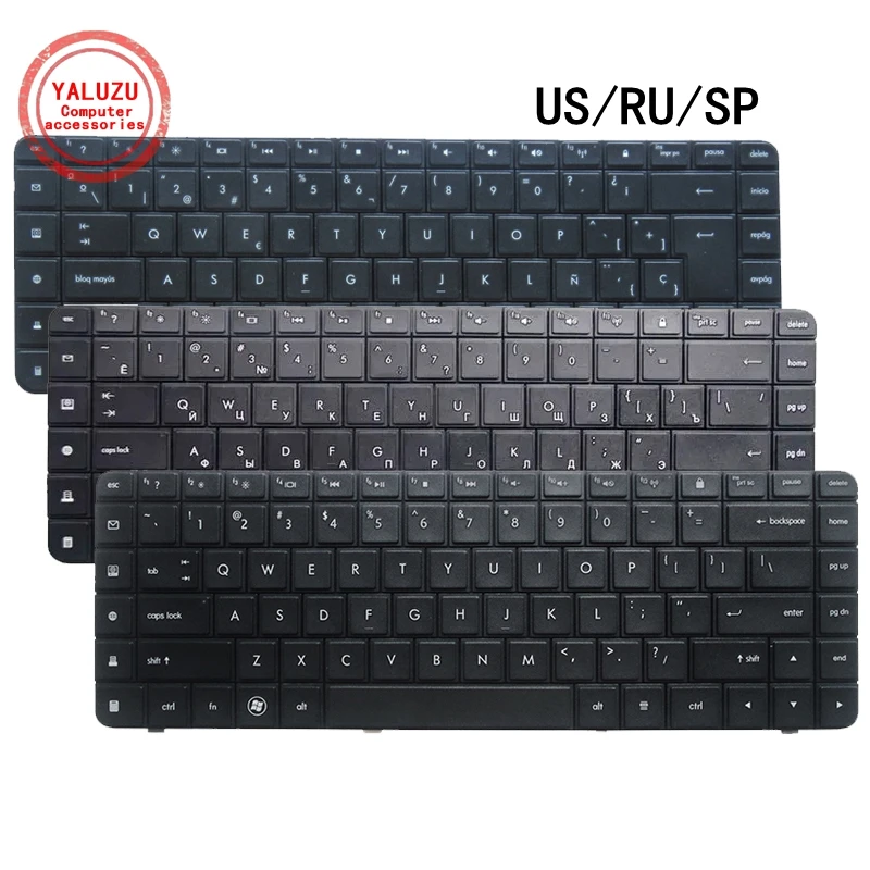 US/RU/SP English/Russian/Spanish NEW Laptop Keyboard For HP Compaq Presario CQ62 G62 CQ56 G56 CQ56-100