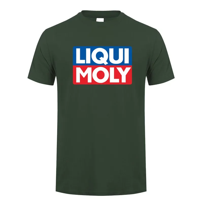 Liqui Moly Lubricants Oil Logo T Shirt Men Casual T-shirt Short Sleeve Mans Cool Tops Liqui Moly Tshirt