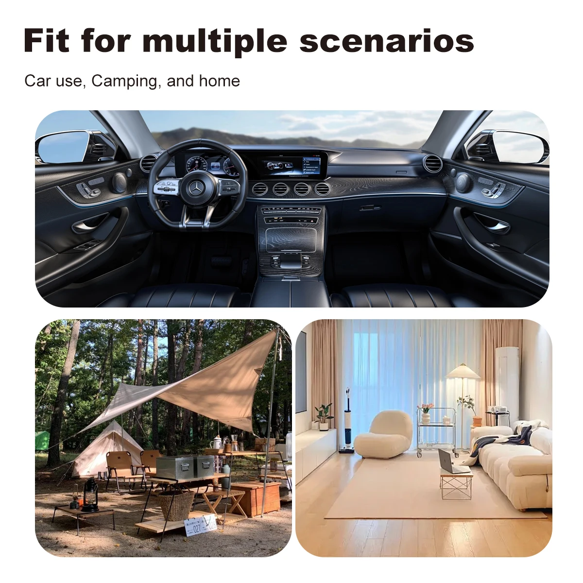 Alpicool T50 Dual Zone Cooler Mini Capacity 12V Dual Use Freezer Electric Compressor Fridge Portable Camping Car Refrigerator