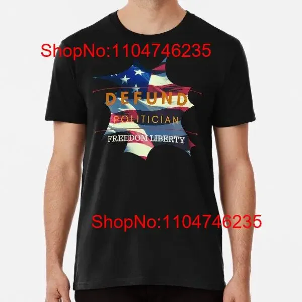 DEFUND drapeau américain politique Vintage rétro Premium t-shirt S 5XL vintage lavé étiré streetwear doux élégant