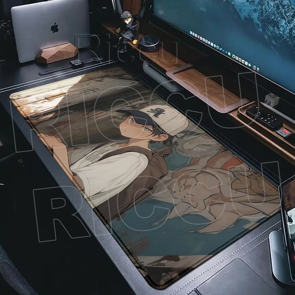 

Anime Boys Pattern Mouse Pads Extended Non-slip Table Mats PC Computer Keyboard Carpet Offices Gaming Accessories Large Desk Rug