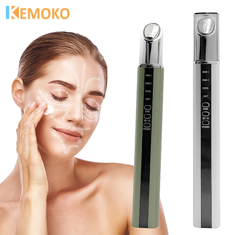 

EMS Blue Red Light Therapy Anti-Aging Eye Massager Eye Fatigue Relief Relaxation Relieve Dark Circles Hot&Cold Compress Eye Care