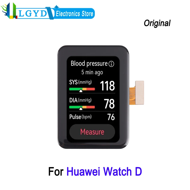 1.64-inch AMOLED Screen For Huawei Watch D Smartwatch MLY-B10 LCD Display Touch Screen Full Assembly Replacement Part