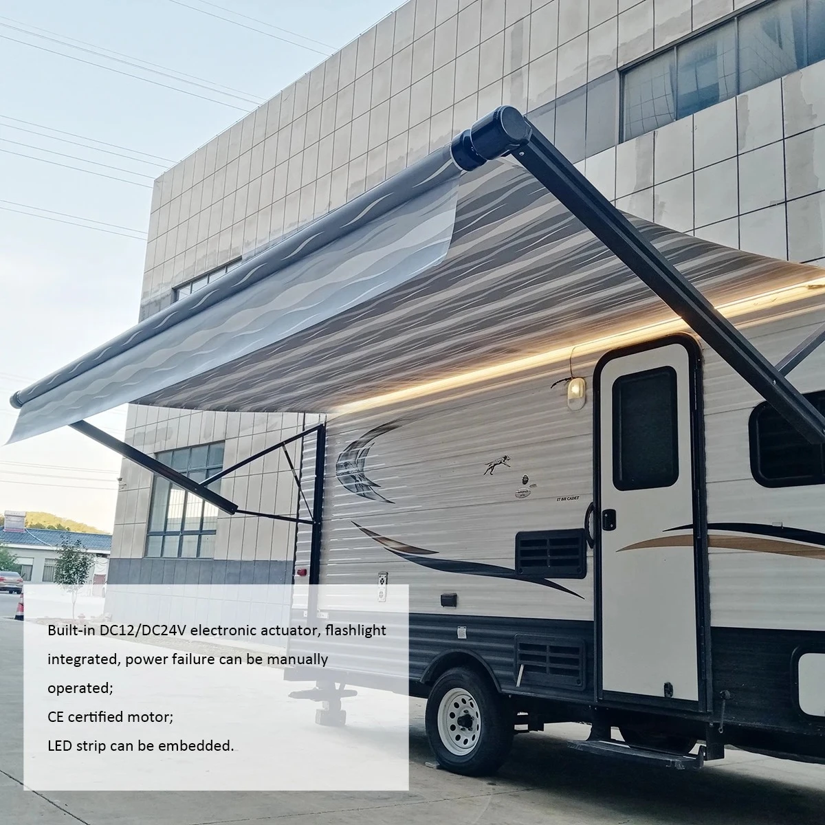 Electric Side RV Trailer Awning RV Accessories Soleflex B2E New Arrival Australia Style