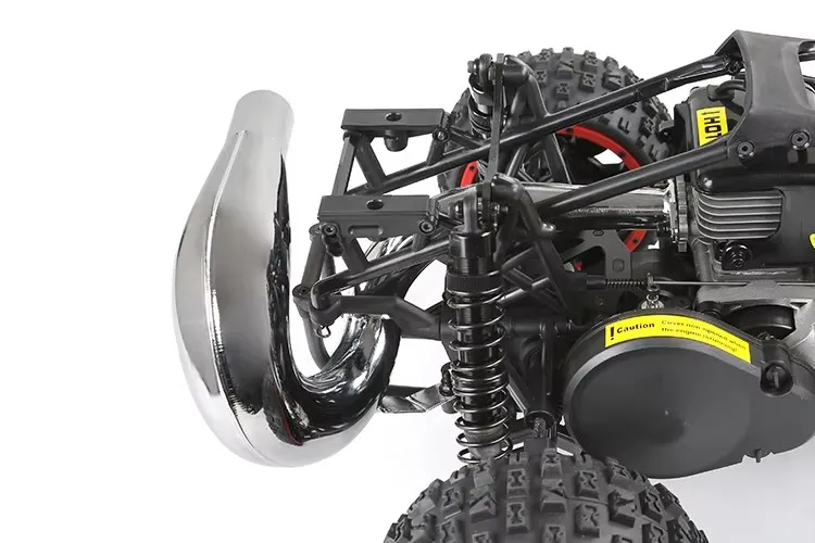 Tubo de escape de grande deslocamento de silenciador de aço inoxidável para 1/5 ROFUN HPI BAJA 5B