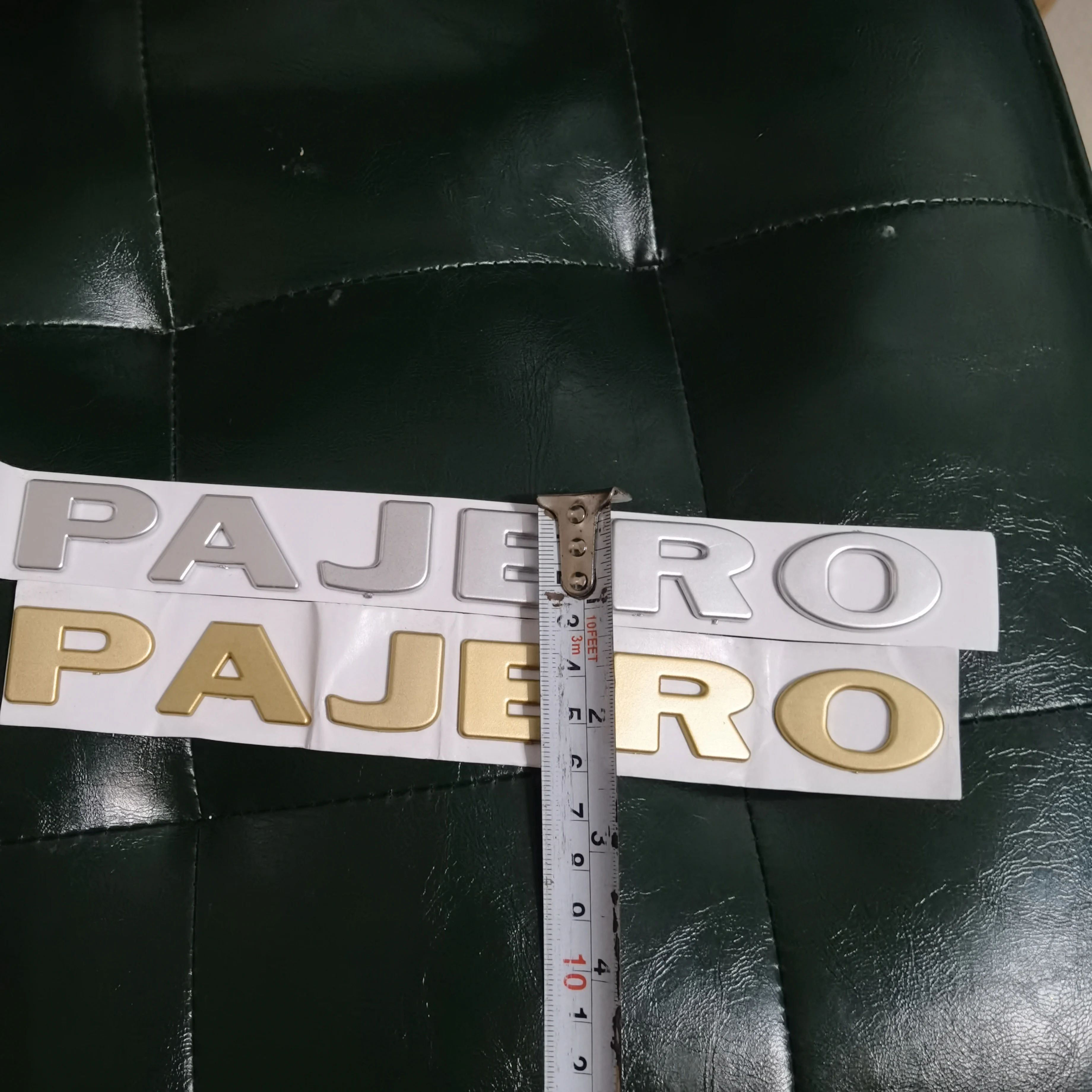 2Color PAJERO Insignia Aufkleber Auto-Reserverad-Aufkleber für Mitsubishi PAJERO V93 V95 V97 V73 V34 Kofferraum Mitsubishi Aufkleber – Detail 3
