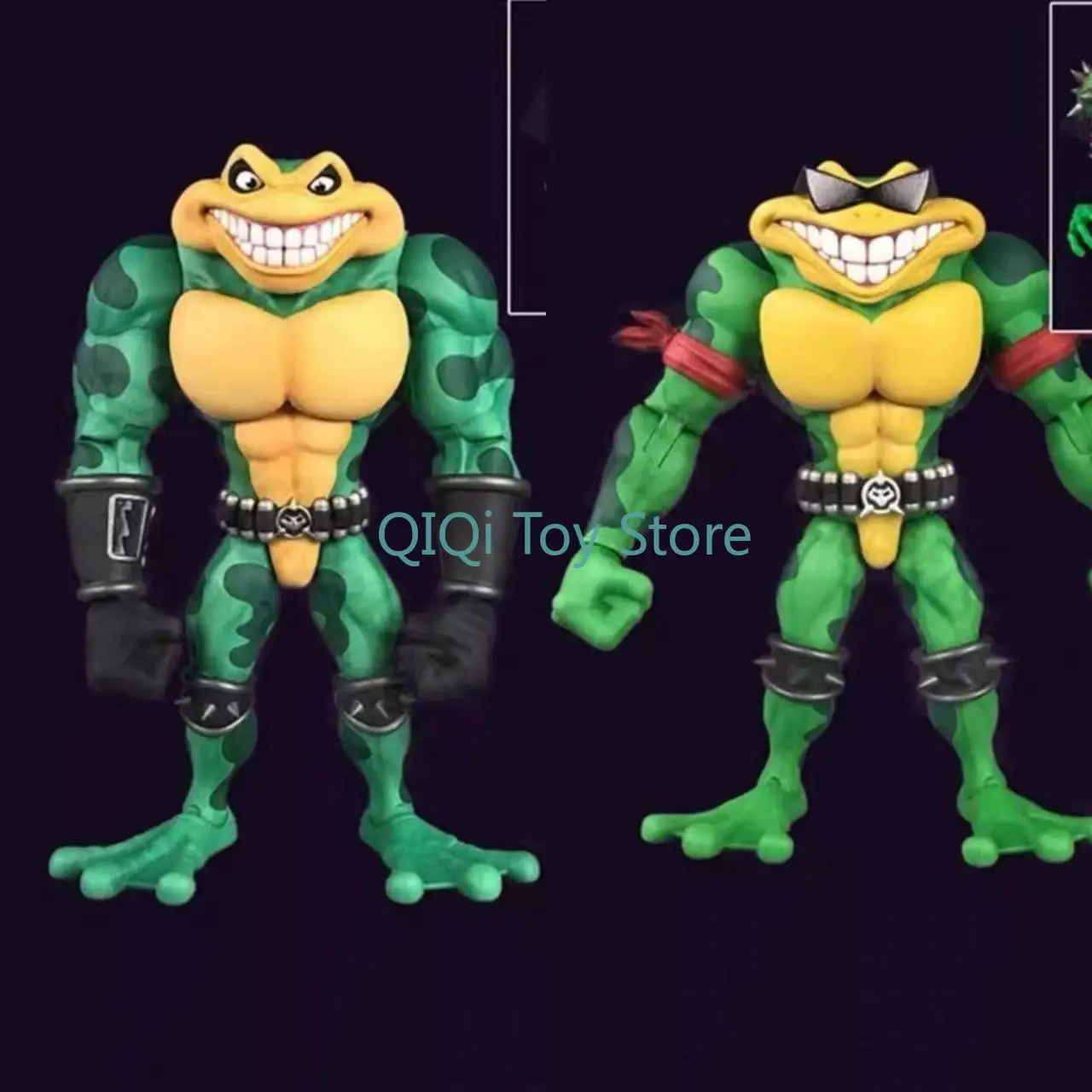 

In Stock Metropolis Ninja Frog Battle Frog Battletoads Movable Doll Toy Model