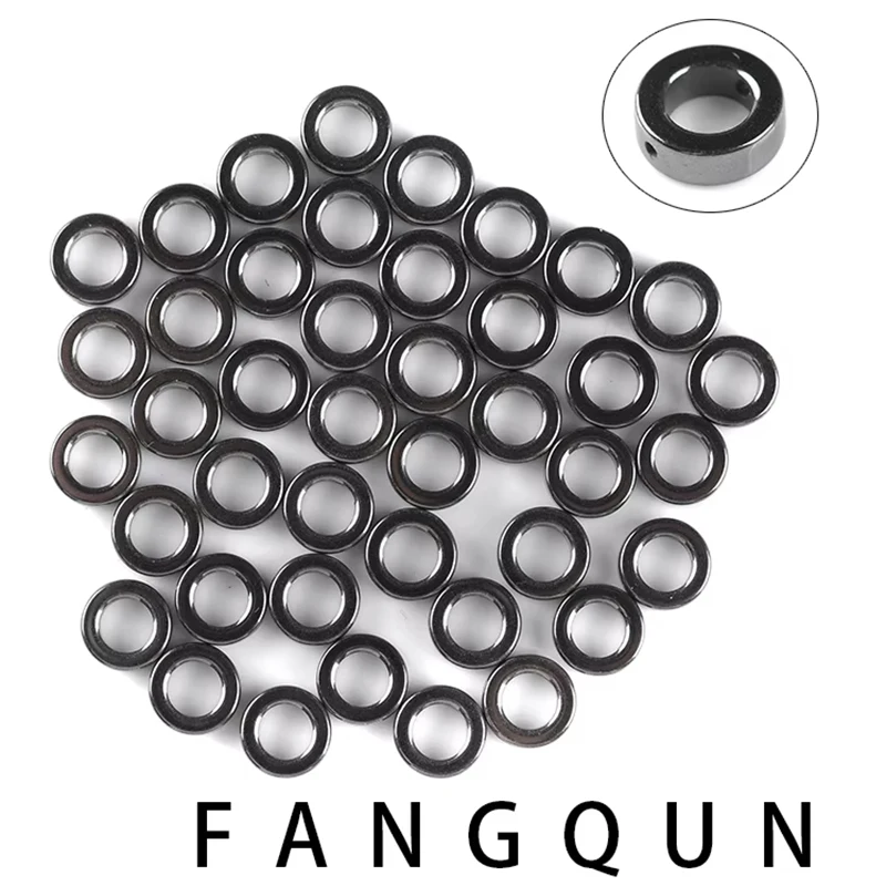8/10/12/14/16mm Natural Stone Black Hematite Beads Round Circle Shape Beads For Jewelry Making Diy Bracelet Necklace