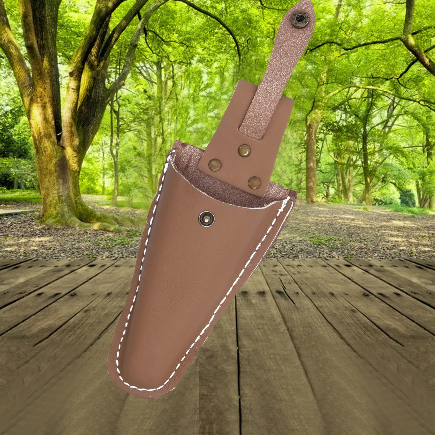Case Tool Bag Storage Pouch Light-Brown Precision Pruning Scissor Leather Material Leather Tool Bag Top New Pro