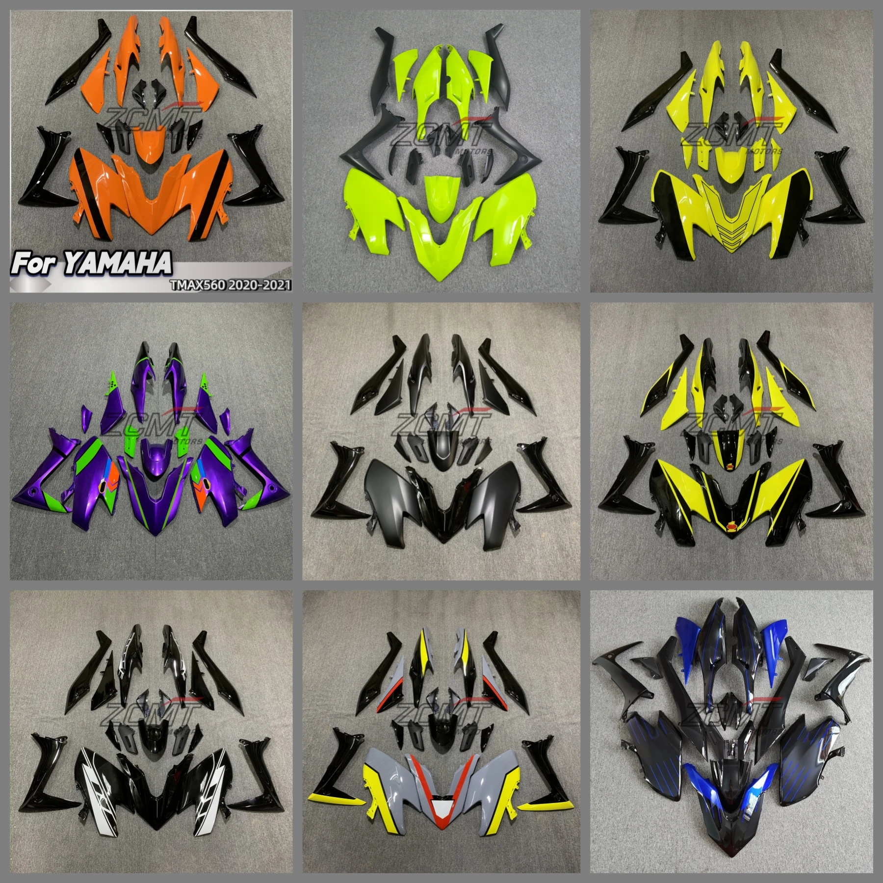 For Yamaha TMAX 560 2020 2021 Motorcycle Shell Fairing Accessories ABS Plastic Color Body Kit Replacement