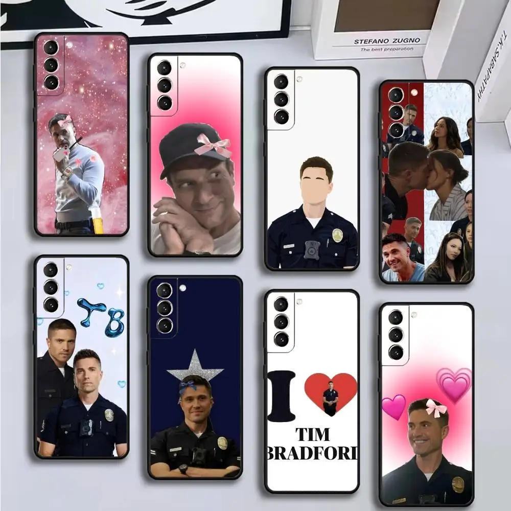 Tim Bradford Rookied telefoonhoesje voor Samsung GalaxyA13,21s,22,31,32,52,53,71,72,73, zachte zwarte cover