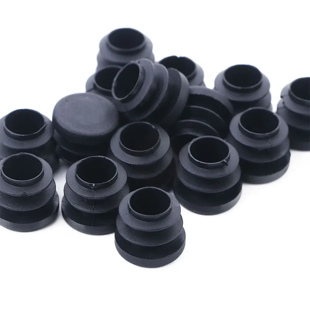 For Steel Plastic Blanking Caps Pipe End Tube Dust Cover Furniture Protector Pads Table Feet Cap Pipe Plug Chair Leg Cover