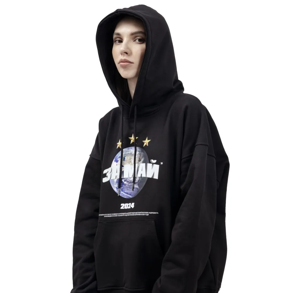 ЗАМАЙ2024 Graphic Print Hoodie 3