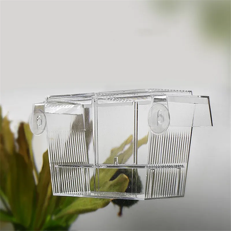 Aquarium Transparent Acrylic Fish Tank Breeding Isolation Box Hatchery Incubator Holder Fish Breeding Box Fish Tank Accessories