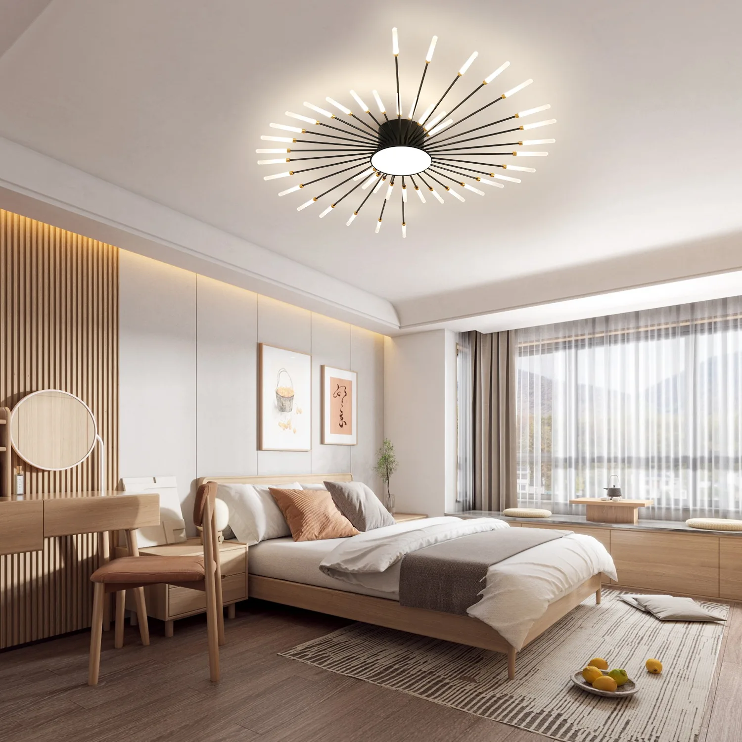 

Living room, main light LED ceiling light, stepless, dimming, hall, premium,rotating