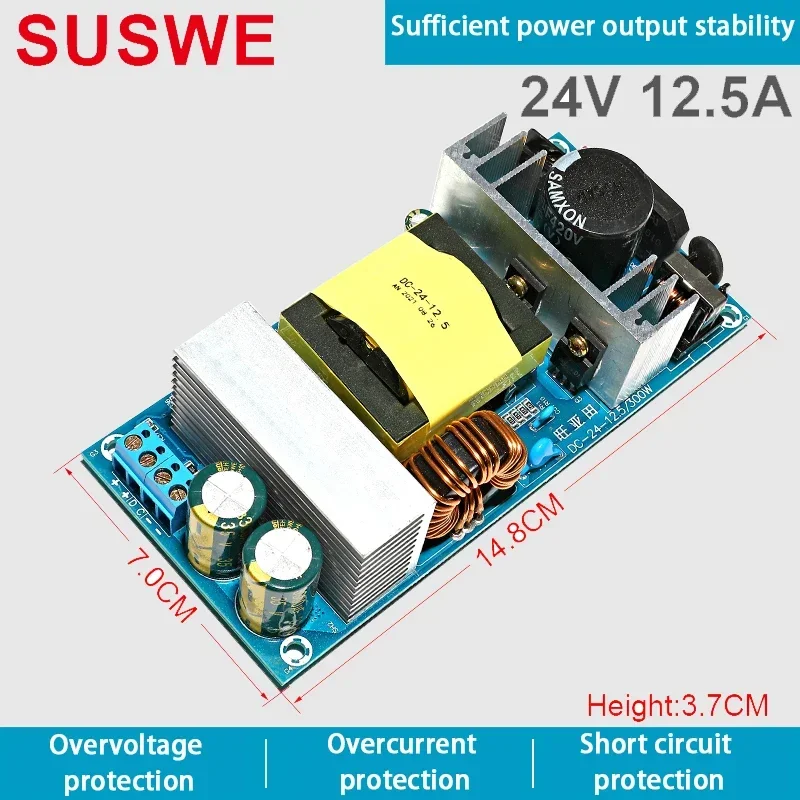 AC 100-240V to DC 24V 6-9A5V12V  24V 36V 48V 1A 2A 3A 4A 8A Power Supply Module Board Switch AC-DC Switch Power Supply Board