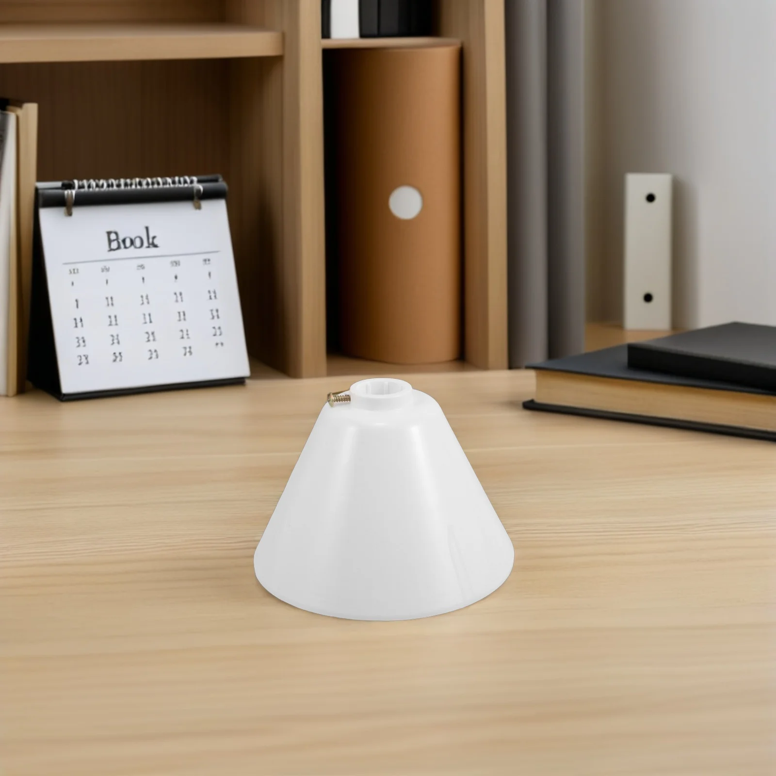 1Set Ceiling Fan Dust Cover Decorative Cone Shaped Canopy Cap for Light Fixtures Easy Installation Universal Fit Replacement