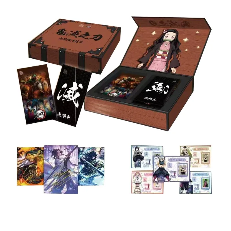 Big Sale Demon Slayer Cards Box ShenKa Wave1 Pack Original 1Case Board Games Playing Cards Rare Design